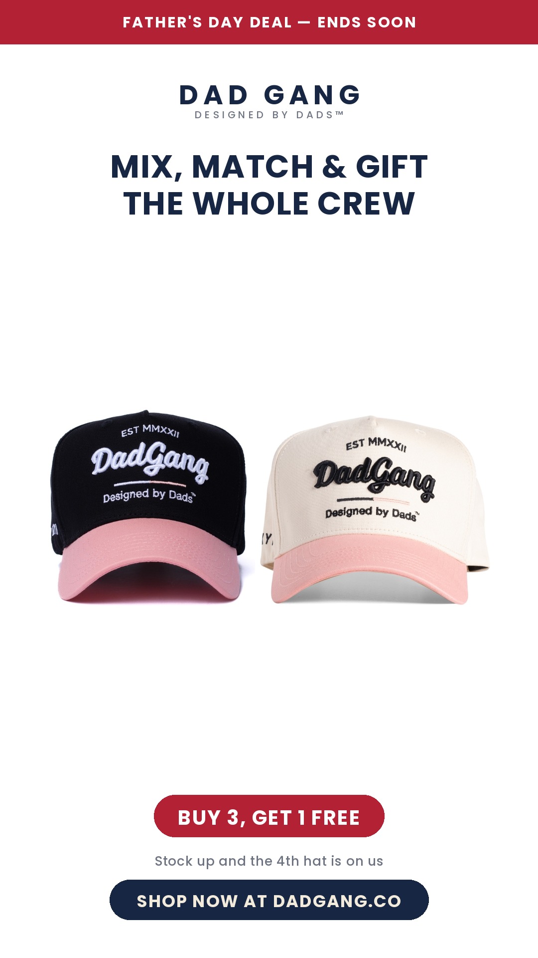 Dad Gang Co. Facebook ad