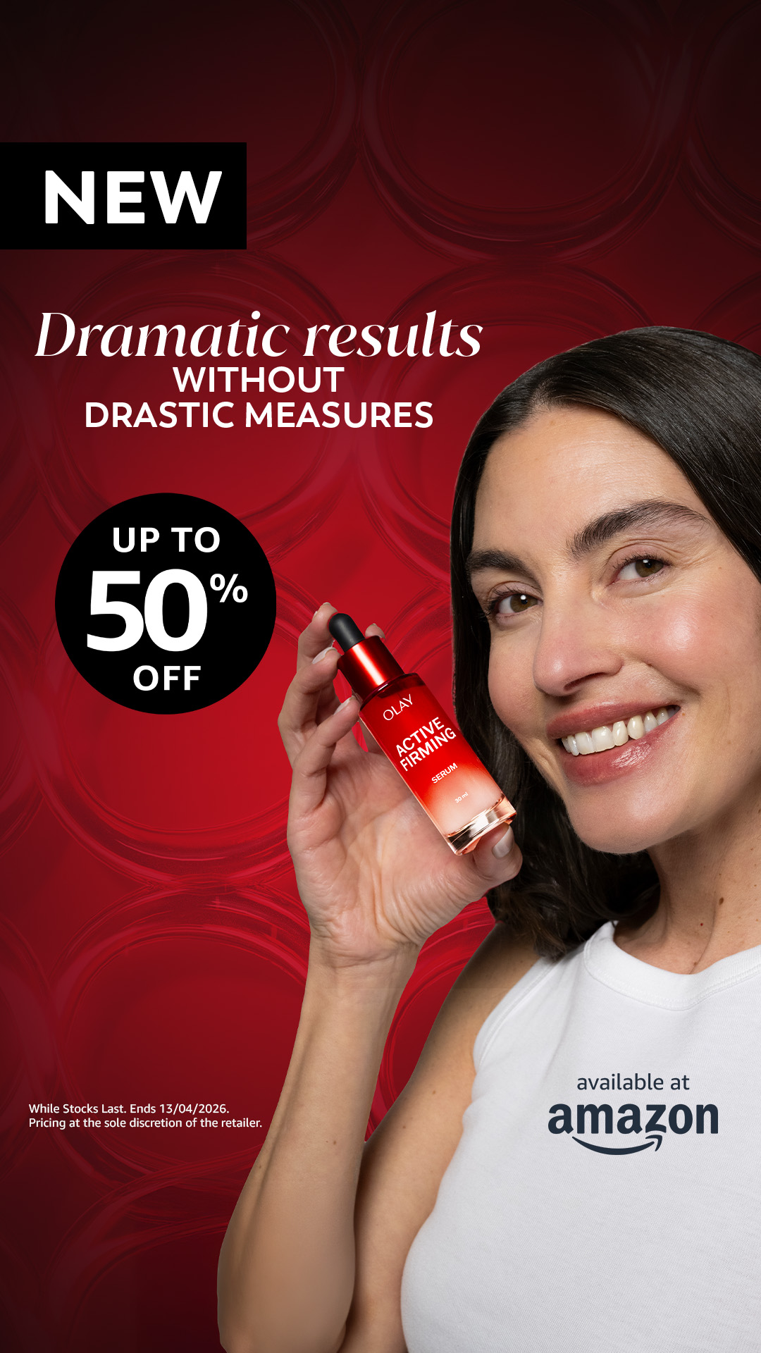 Olay Facebook ad from Apr 9, 2026