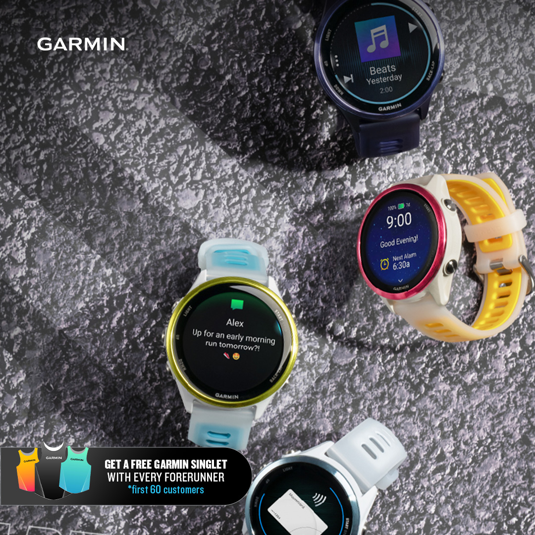 Garmin Philippines Facebook ad: Run to Your Summer Beats