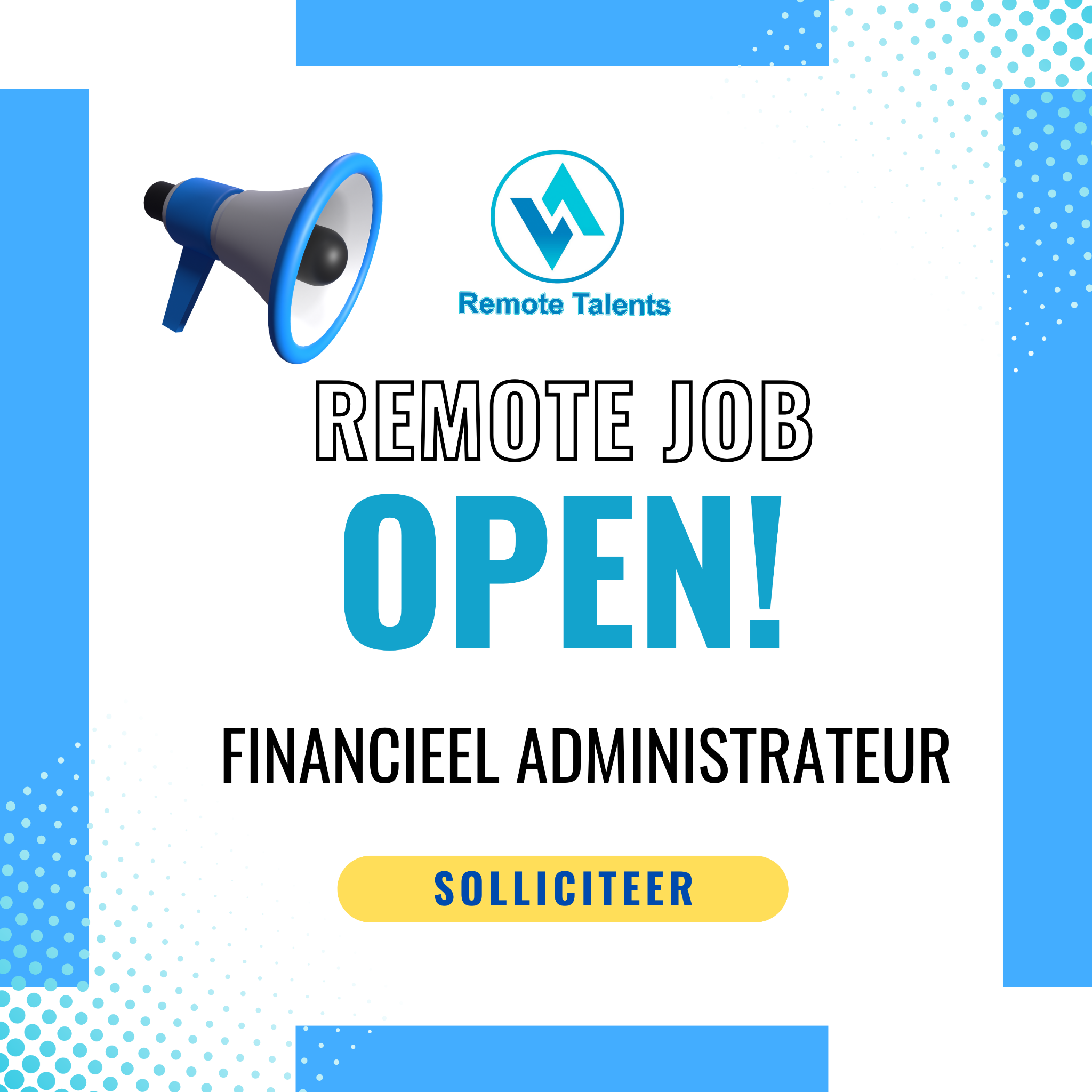 Remote Talents Facebook ad: Remote Financieel Medewerker gezocht!