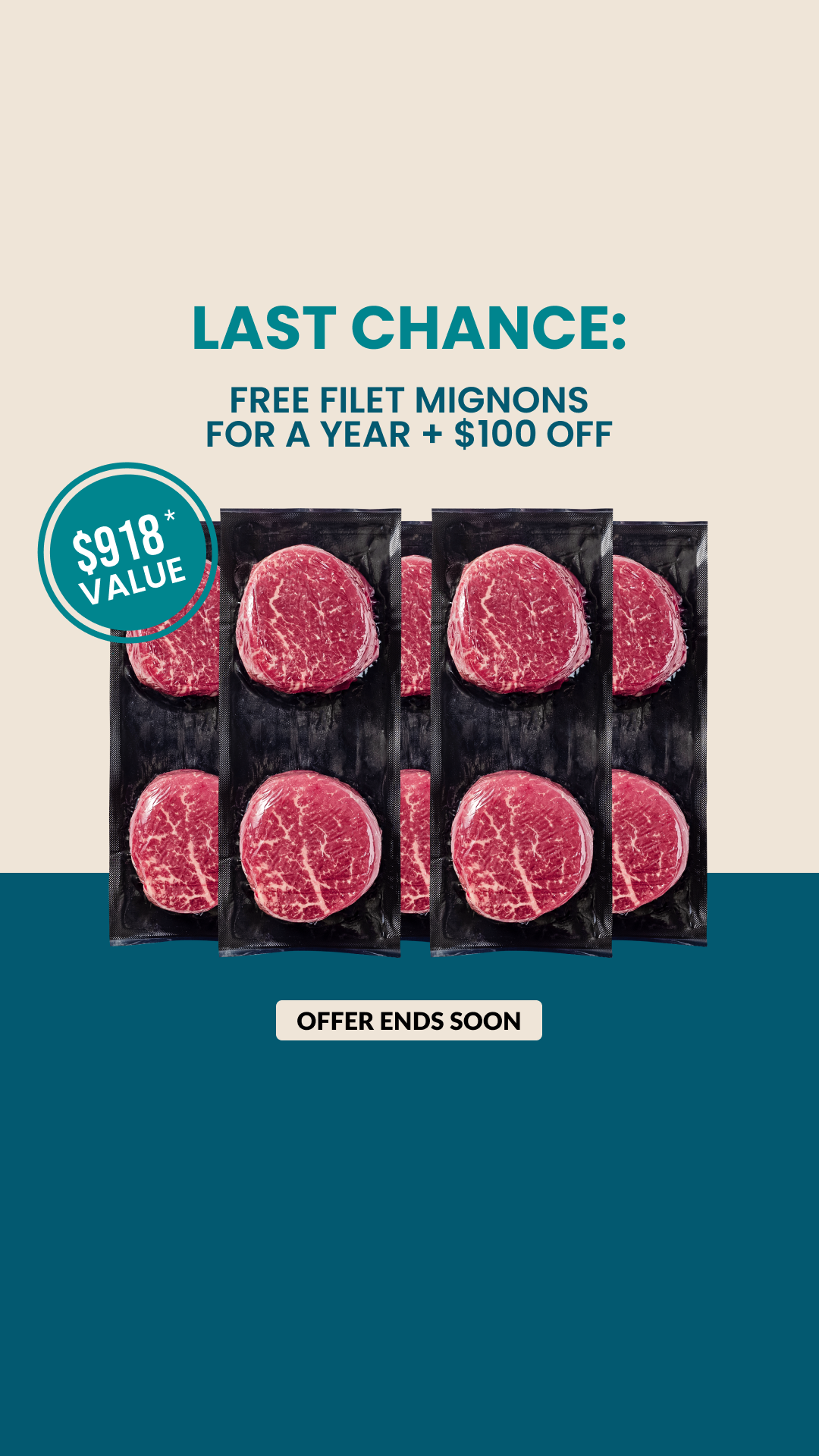 ButcherBox Facebook ad