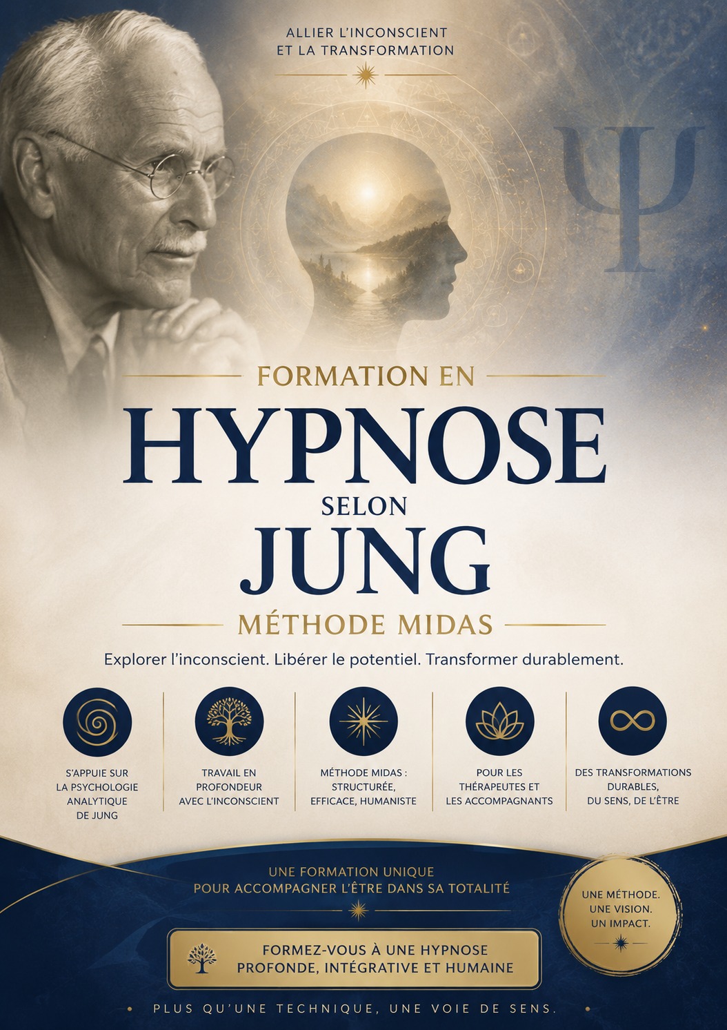 Mandala et Inconscient selon JUNG Facebook ad: Hypnose Jungienne MIDAS, Devenir hypnothérapeute | Réseau…