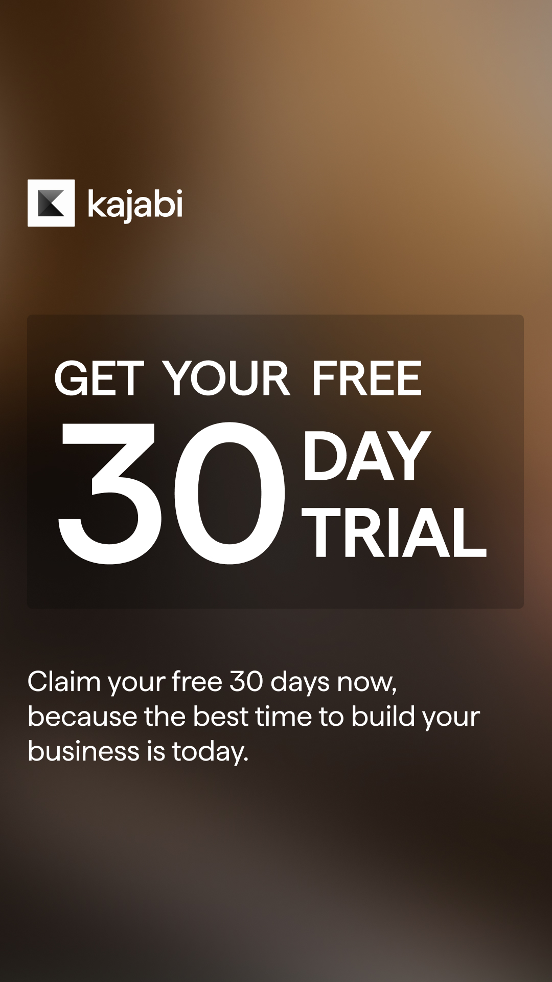 Kajabi Facebook ad