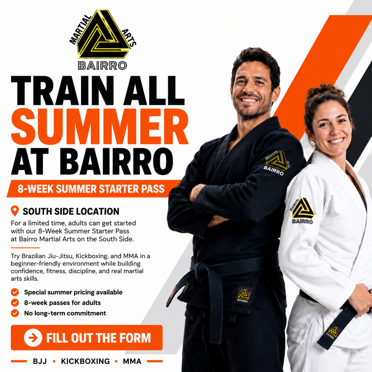 Bairro Brazilian Jiu-Jitsu & Muay Thai Kickboxing Facebook ad
