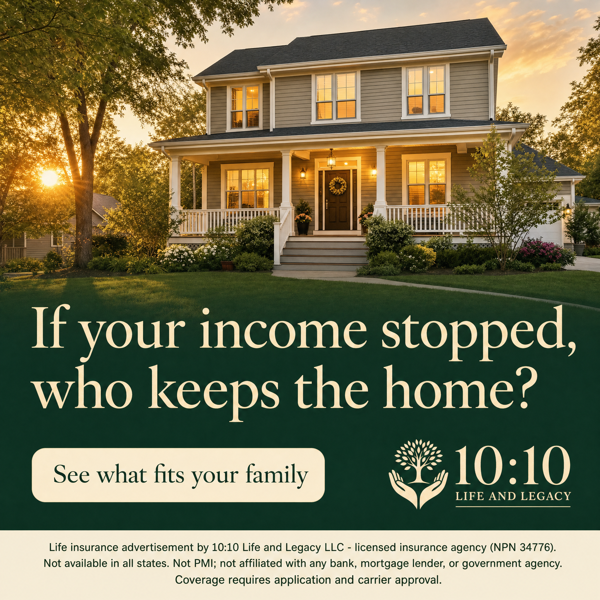 10:10 Life & Legacy Group Facebook ad