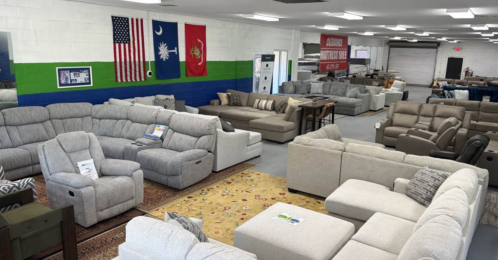 Sam Ashley Stegall Facebook ad: Furniture & Mattress Clearance, Best Prices in Beaufort…