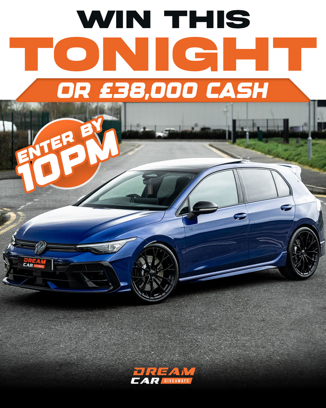 Dream Car Giveaways Facebook ad