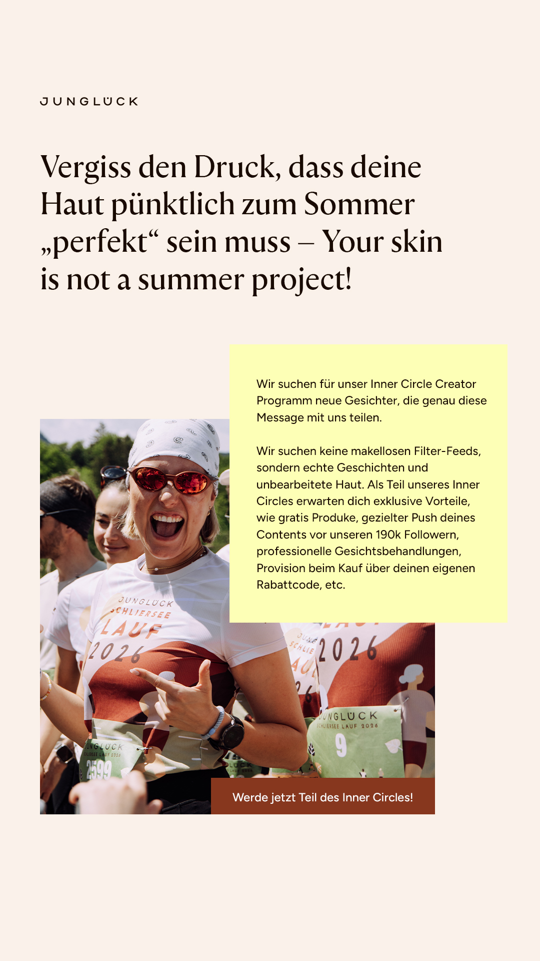 Junglück Facebook ad