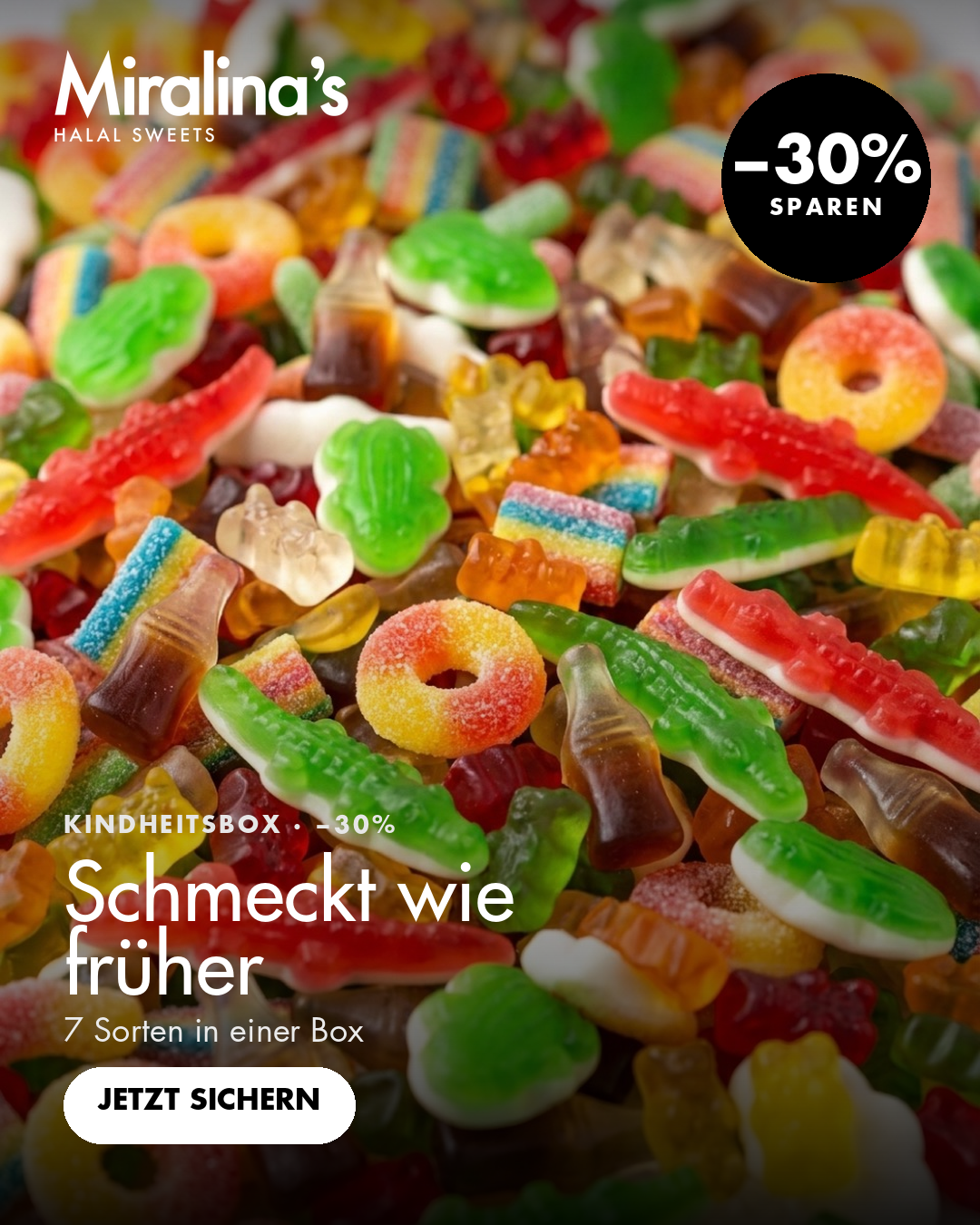 Miralina's Halal Sweets Facebook ad