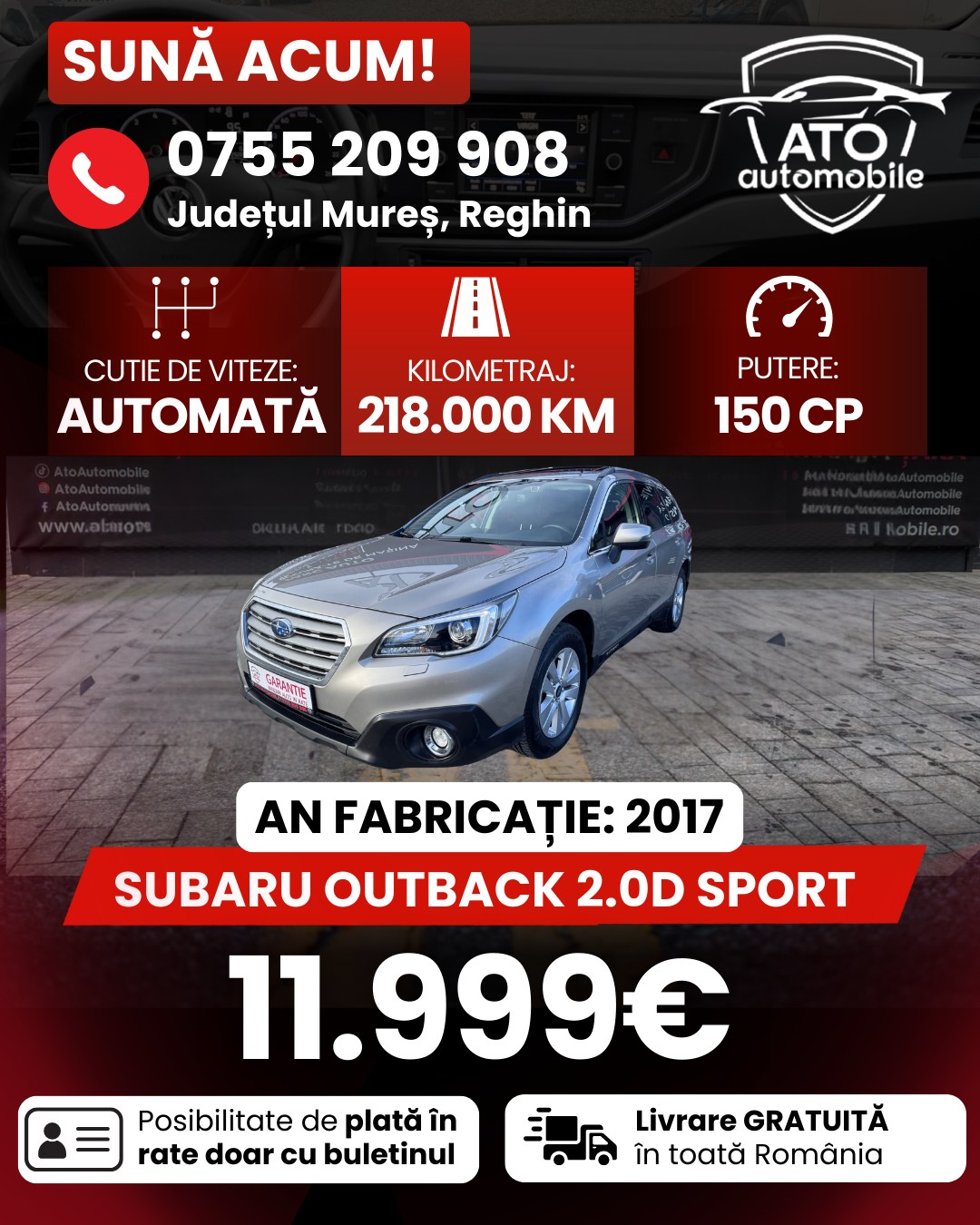 Ato Automobile Facebook ad