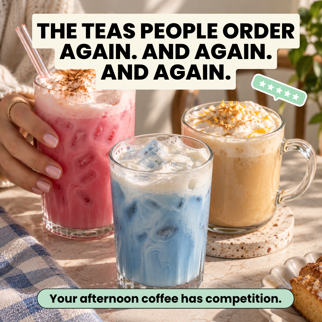 Tealish Facebook ad: Tea You’ll Actually Crave