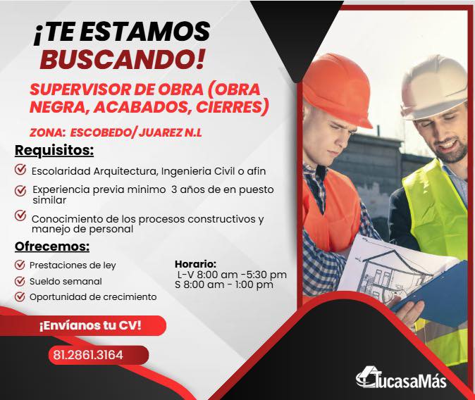 Reclutamiento Tu Casa Mas Facebook ad: ¡Estamos contratando!