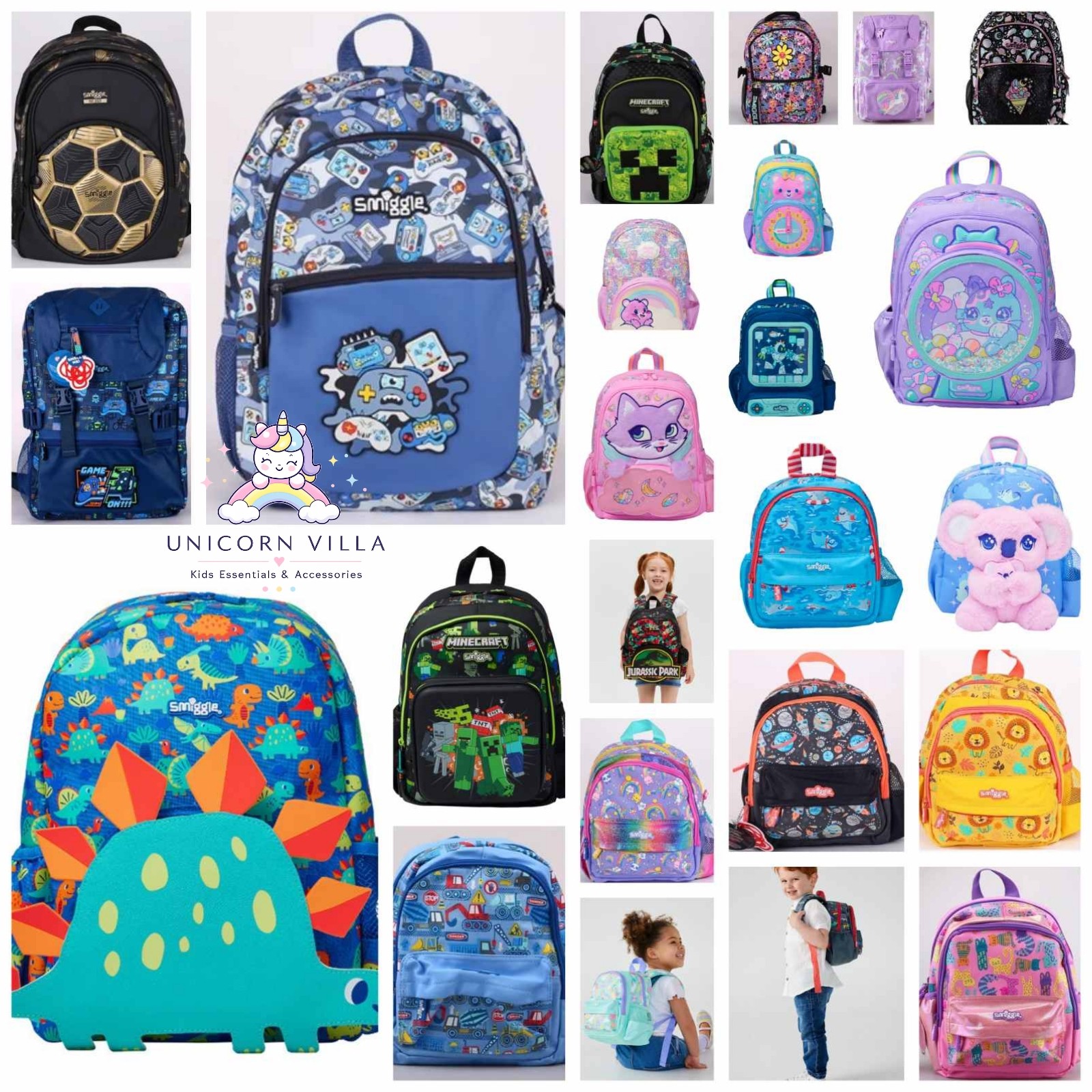 Unicorn Villa Kids Essentials & Accessories Facebook ad: Welcome to Unicorn Villa Kids Essentials & Accessories
