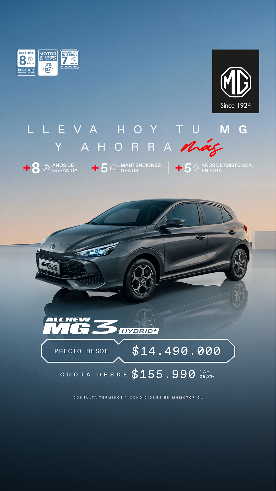 MG Motors Facebook ad