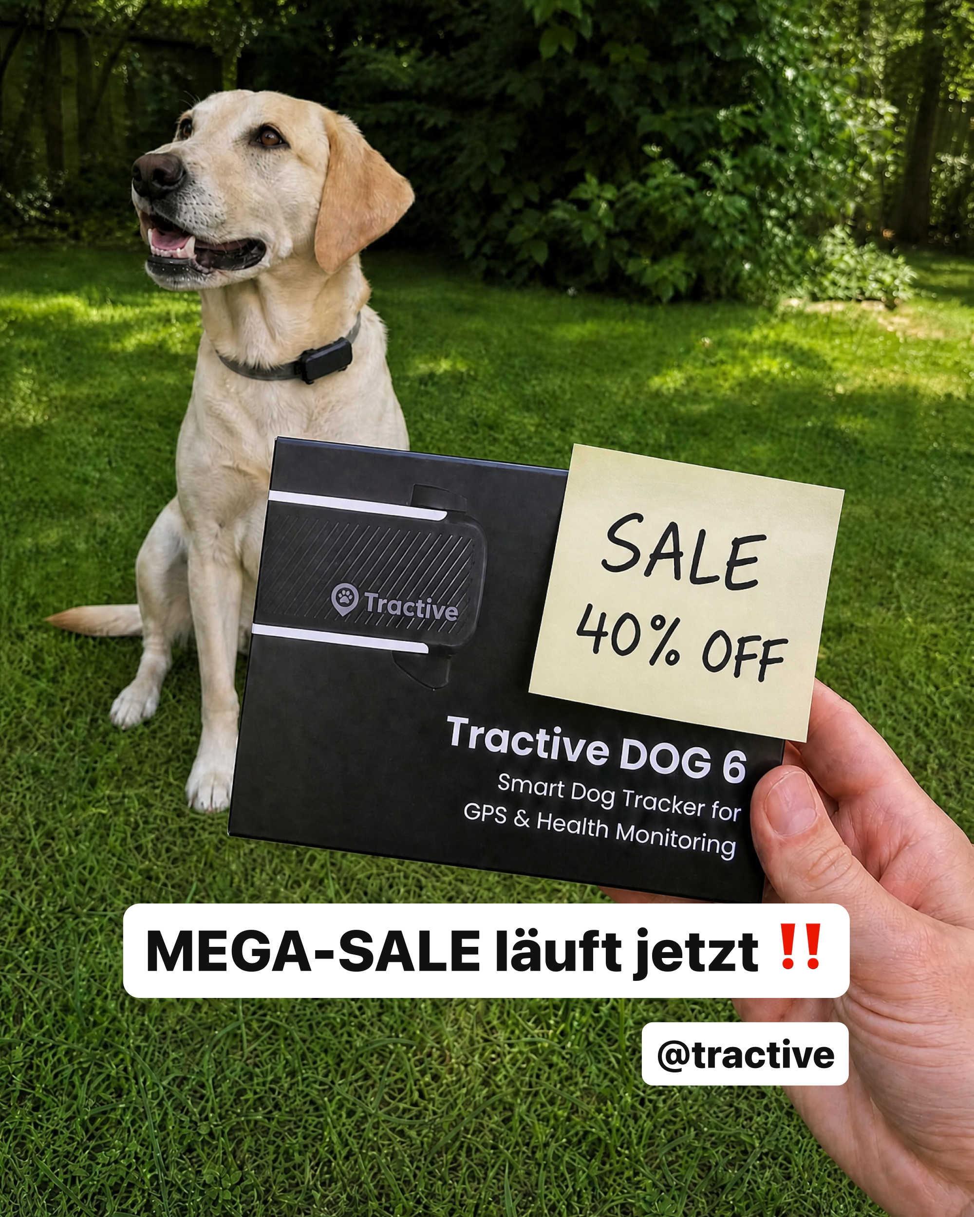 Tractive Facebook ad