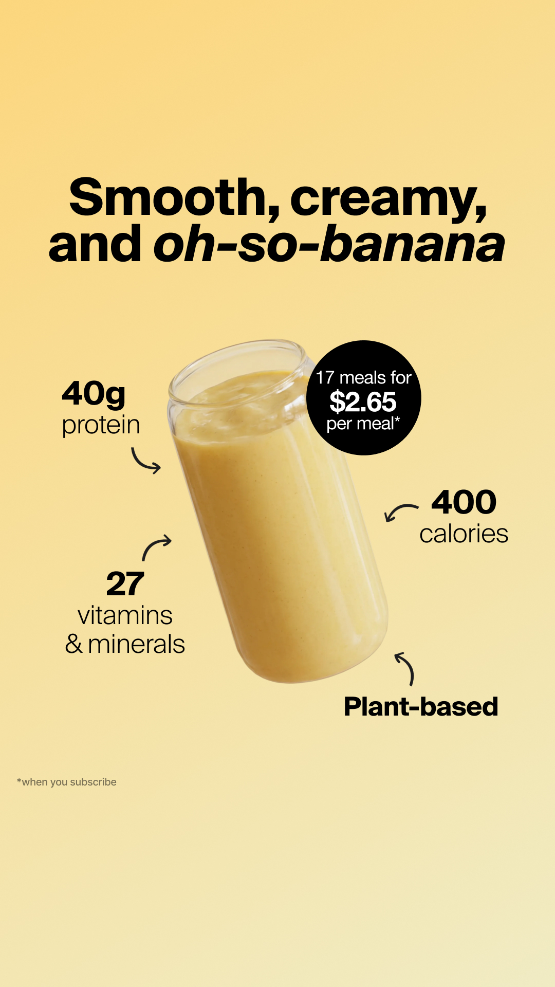 Huel Facebook ad