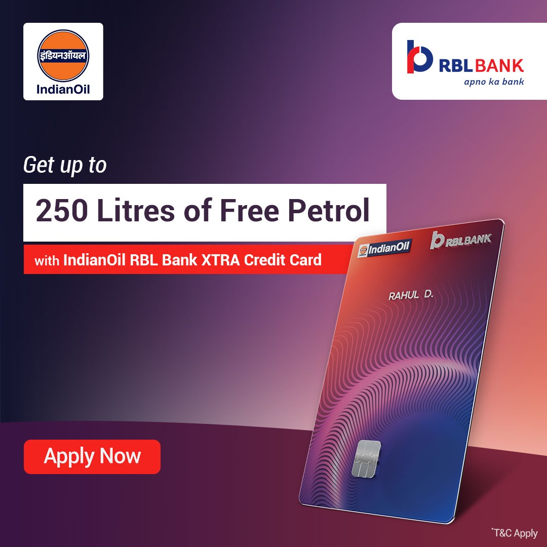RBL Bank Facebook ad: IndianOil RBL Bank XTRA Credit Card