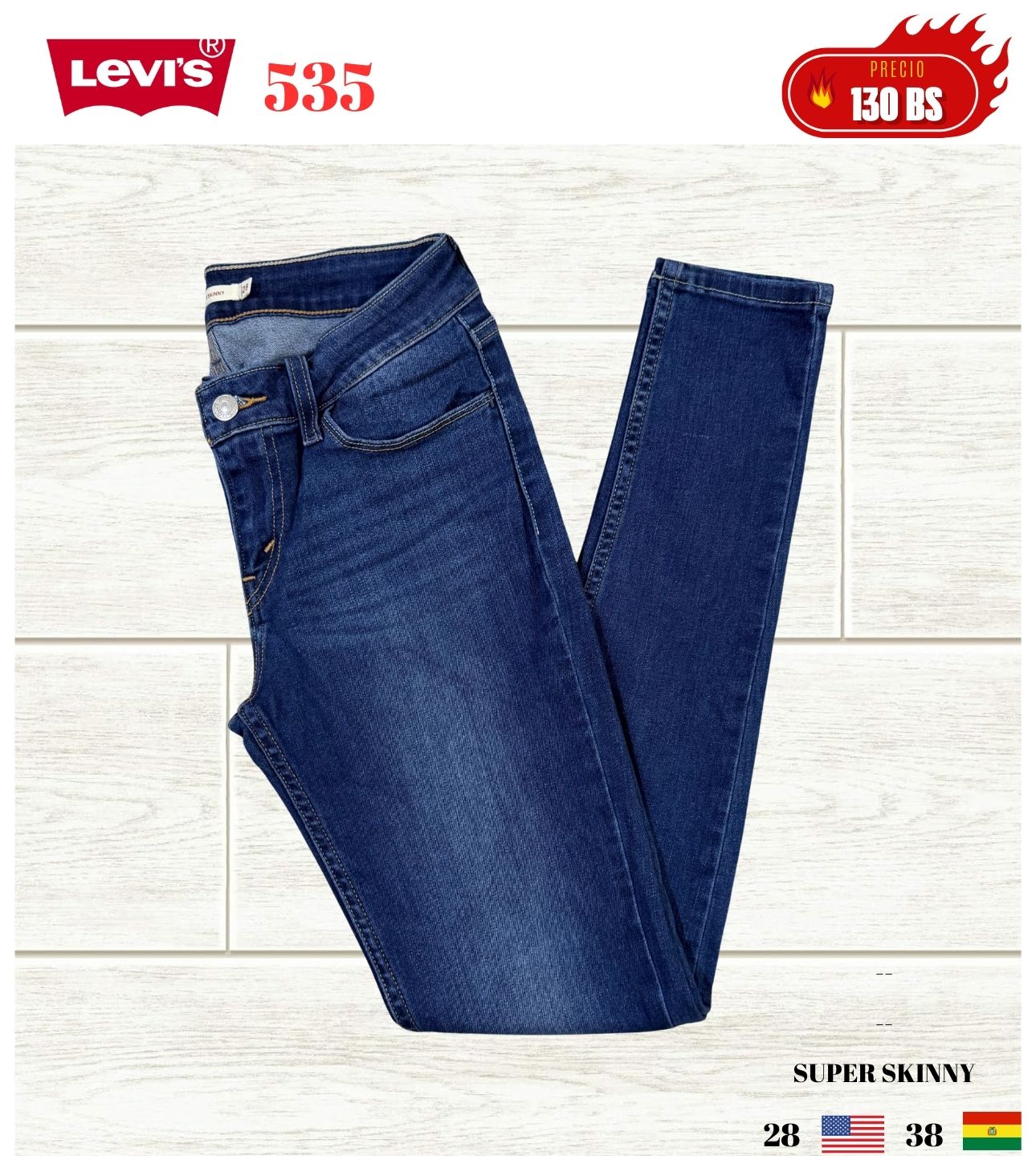 Boutique Raquel Facebook ad: LIQUIDACION de pantalones Jeans Americanos para Dama 100%…