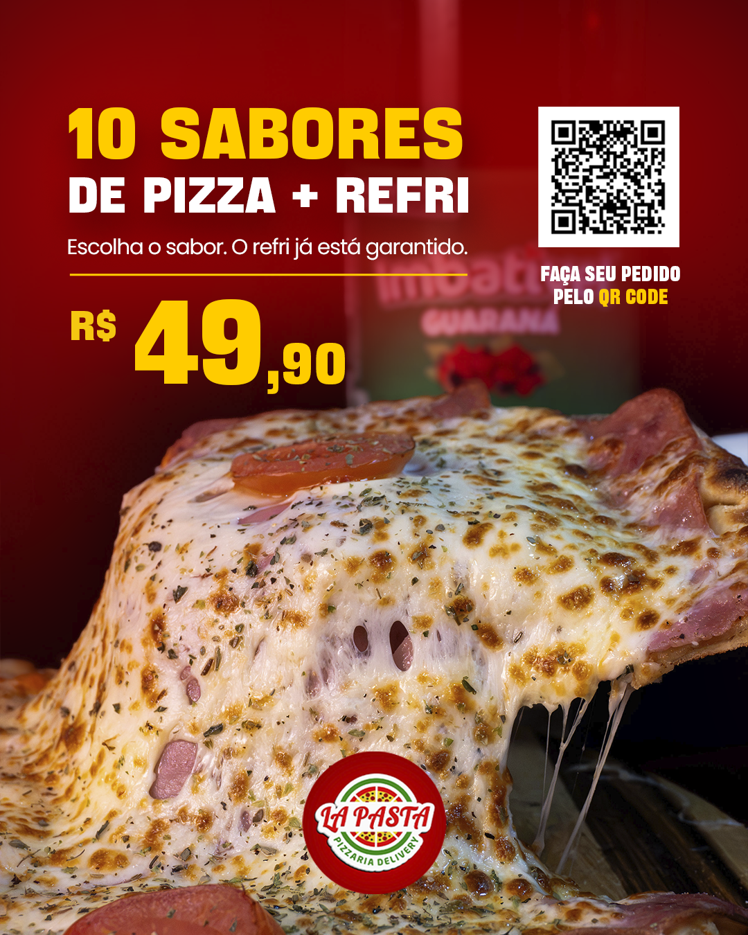 Pizzaria La pasta - Delivery Facebook ad: La Pasta Pizzaria Delivery - Cardápio La Pasta Pizzaria…