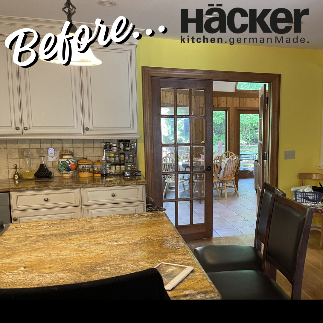 Häcker Greenwich Facebook ad: Elevate your home with sleek, custom-built kitchens…