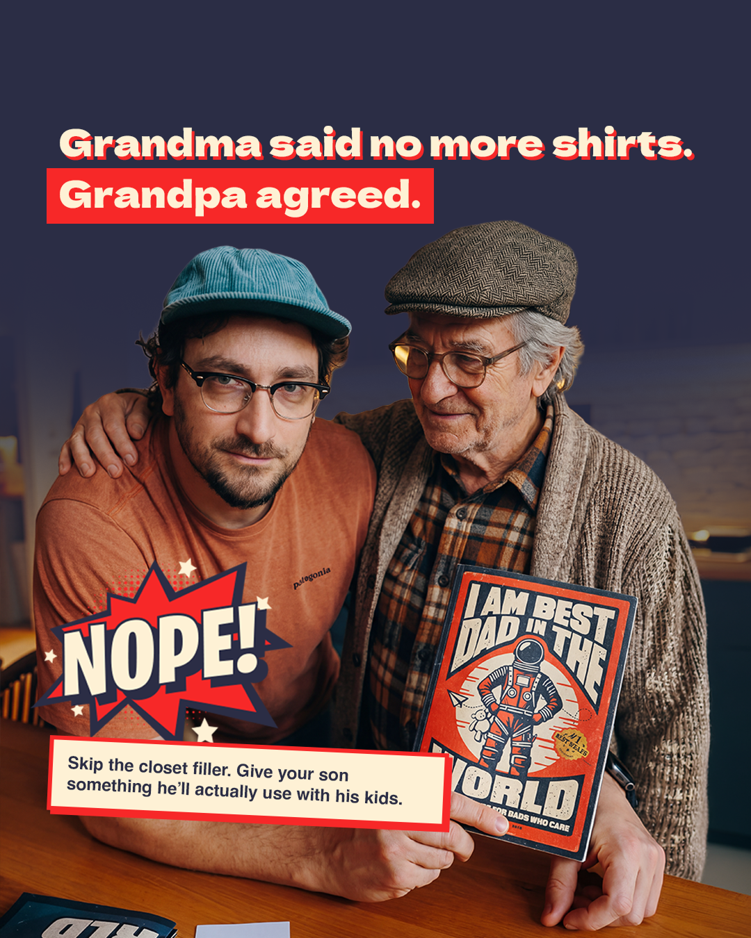 Best Dad Book Facebook ad: The perfect Father's Day Gift