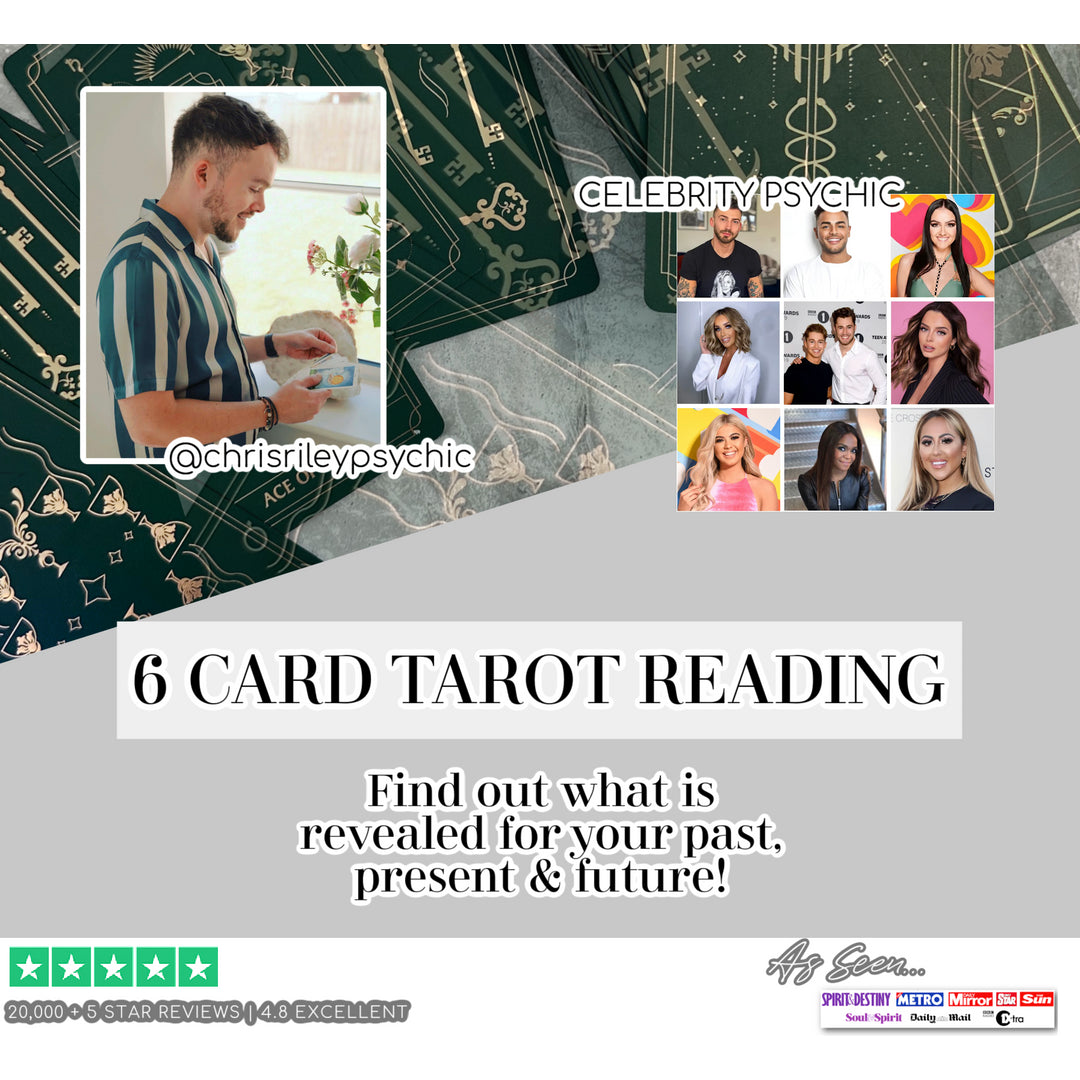 Chris Riley Psychic Medium Facebook ad: Get your first psychic text reading completely free…