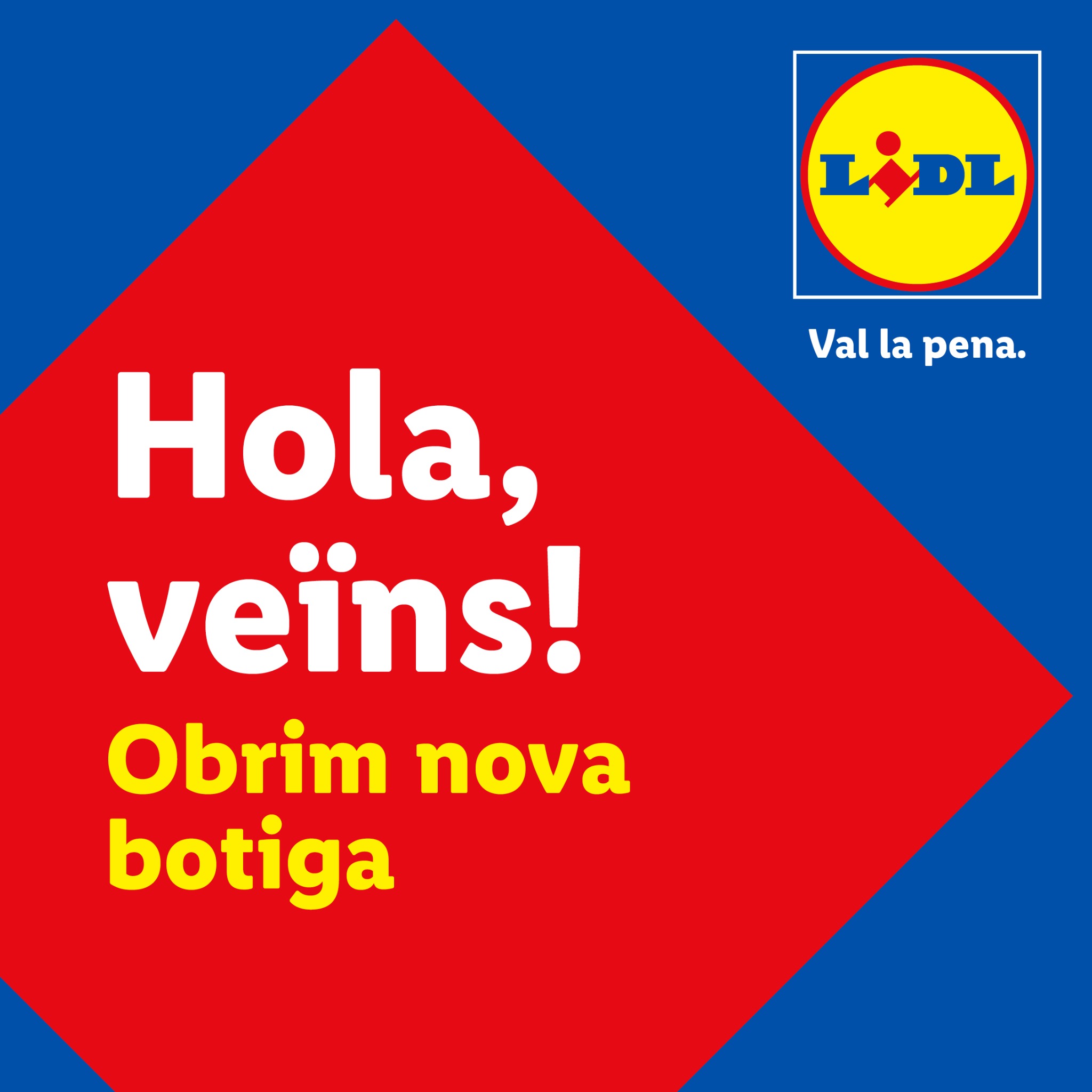 Lidl España Facebook ad: Nova botiga a Barcelona!