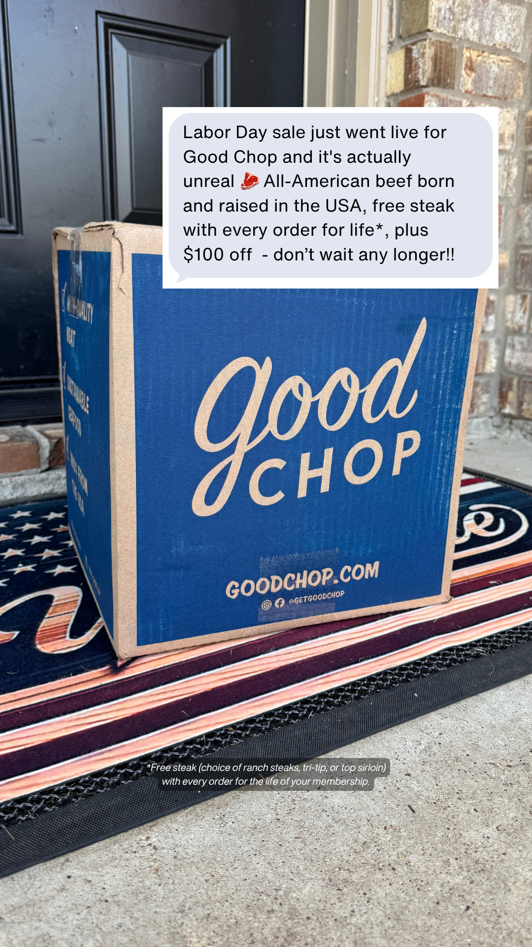 GoodChop Facebook ad