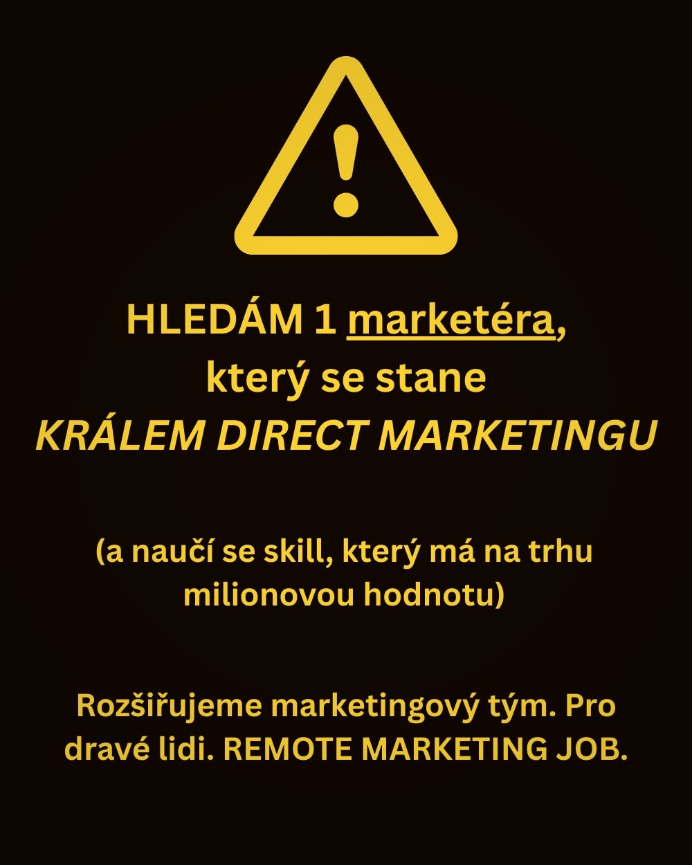Jak získávat klienty bez postování na sítě - Dream Coaching Facebook ad: Naučím tě direct marketing a ještě dostaneš zaplaceno