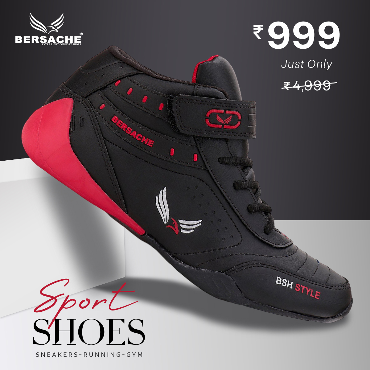 Bersache Shoes Facebook ad