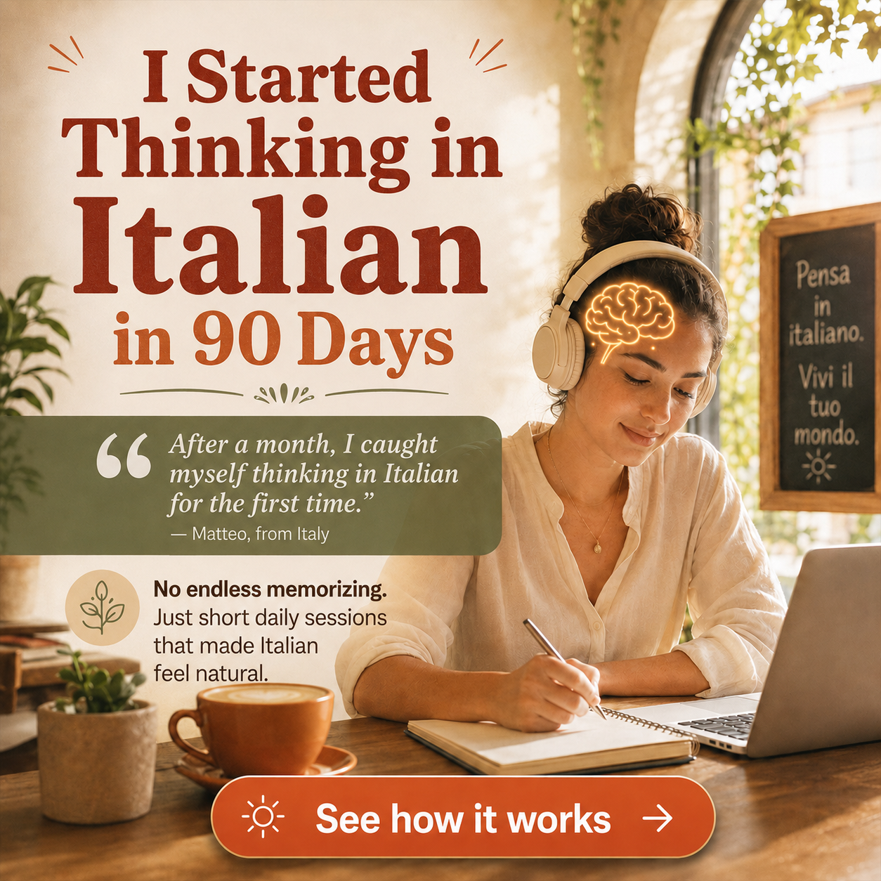 MakesYouFluent Facebook ad