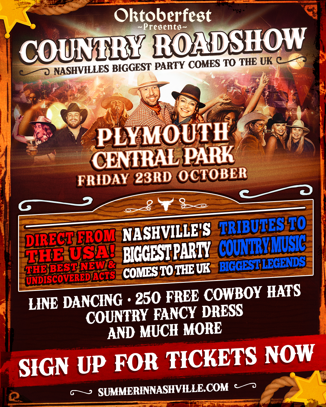 Country Roadshow Plymouth Facebook ad: Country Roadshow - Plymouth