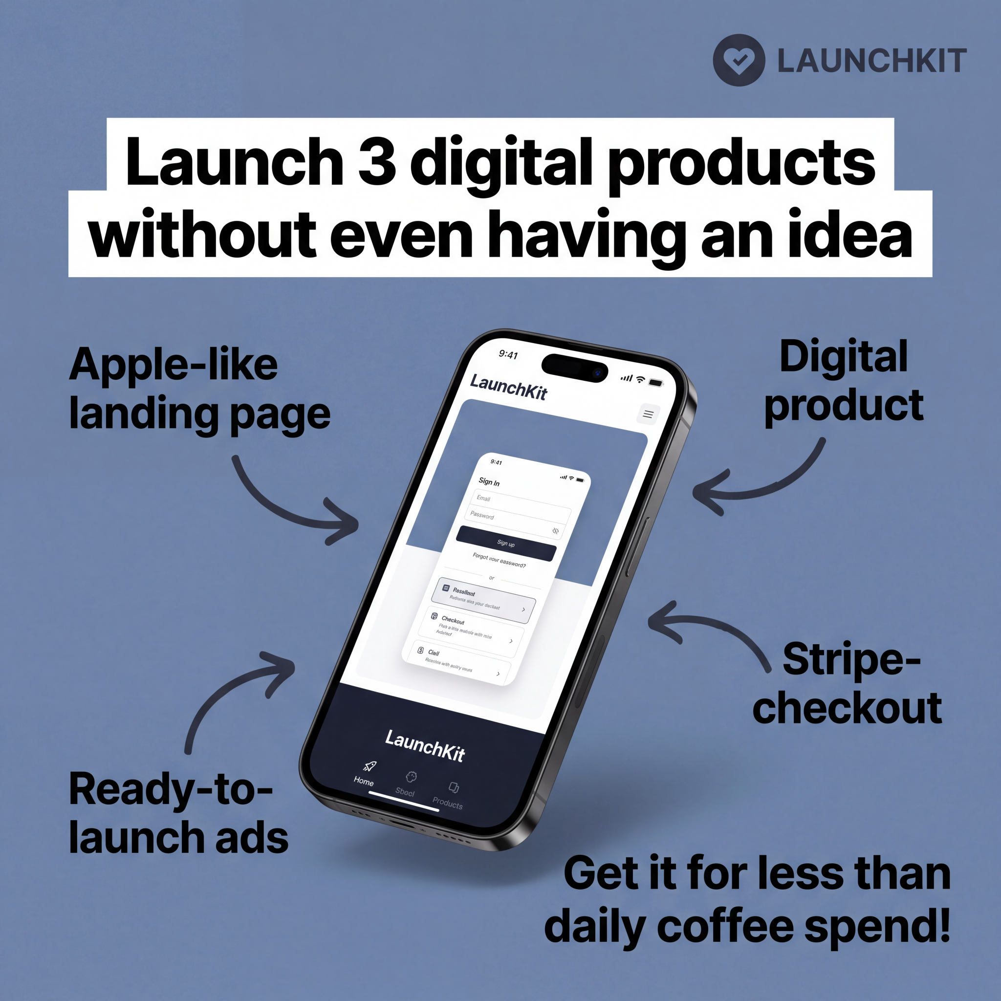 LaunchKit Facebook ad