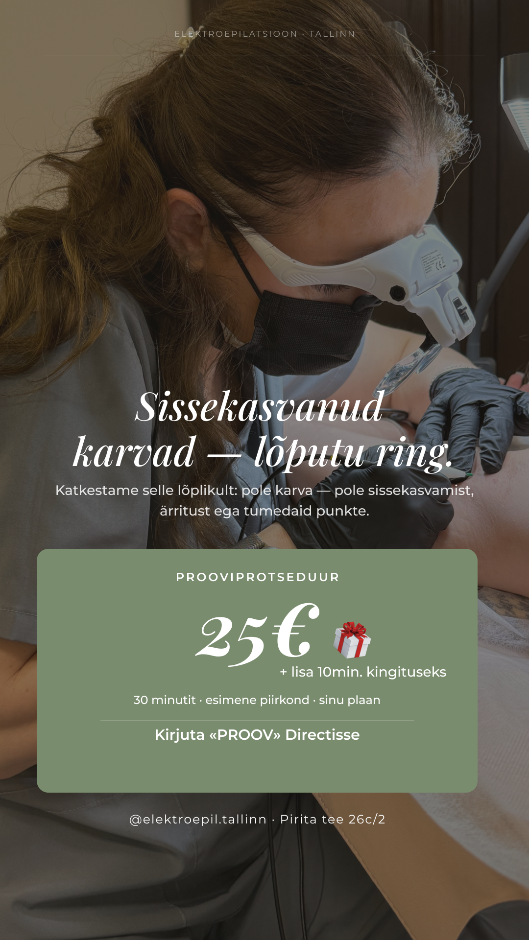 Electroepil Tallinn Facebook ad: Kas oled väsinud iga paari päeva tagant raseerimisest?