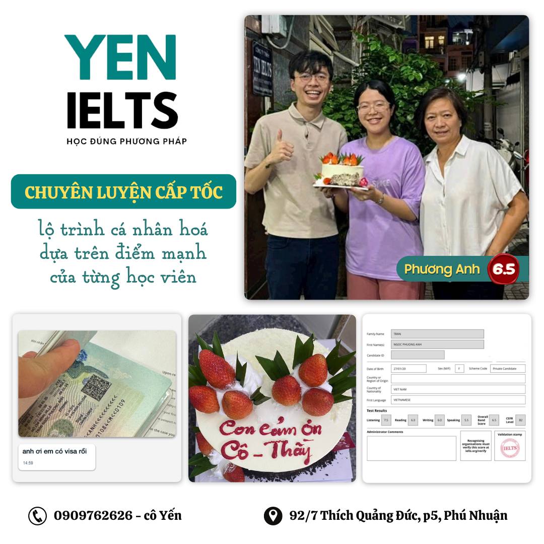 YẾN IELTS Facebook ad