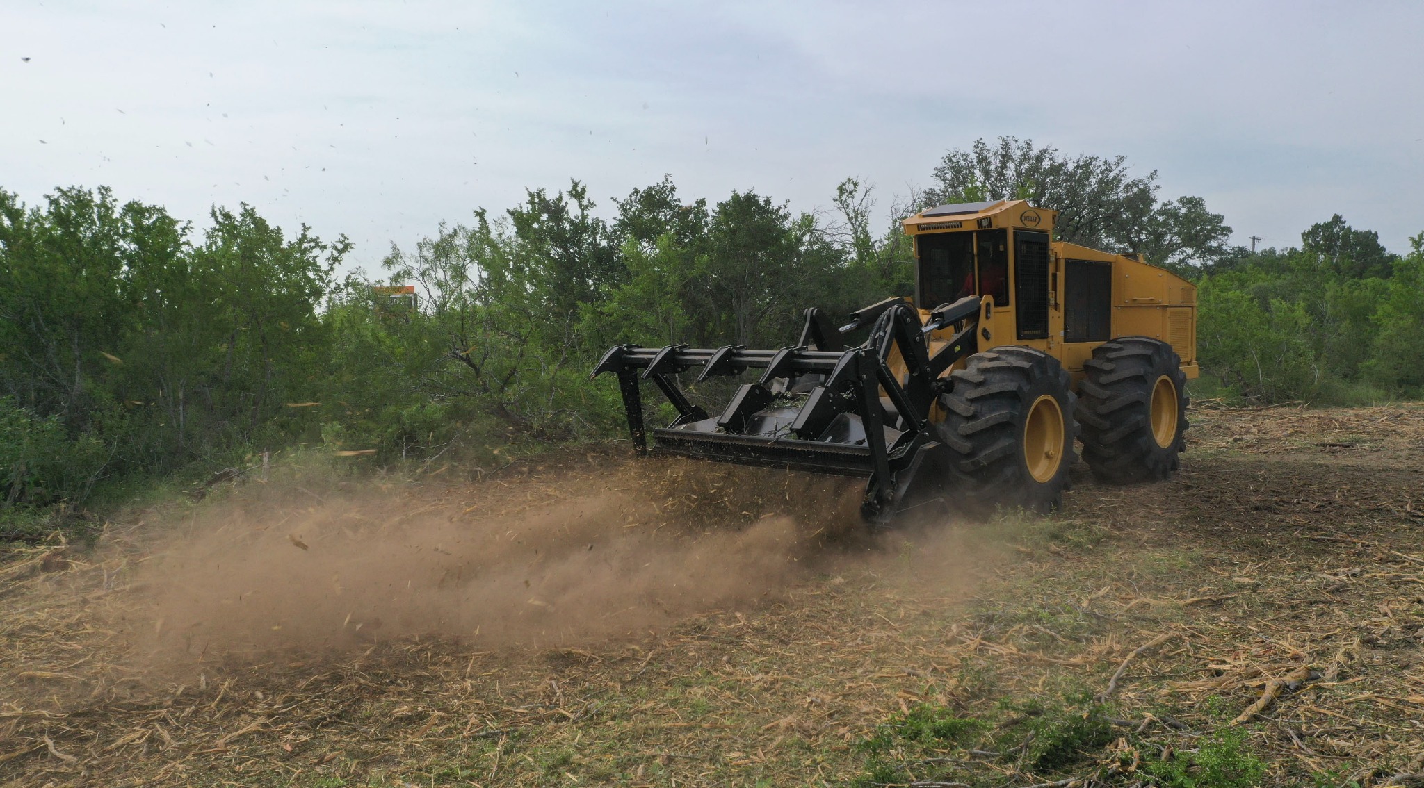 Pierce Land Clearing Facebook ad
