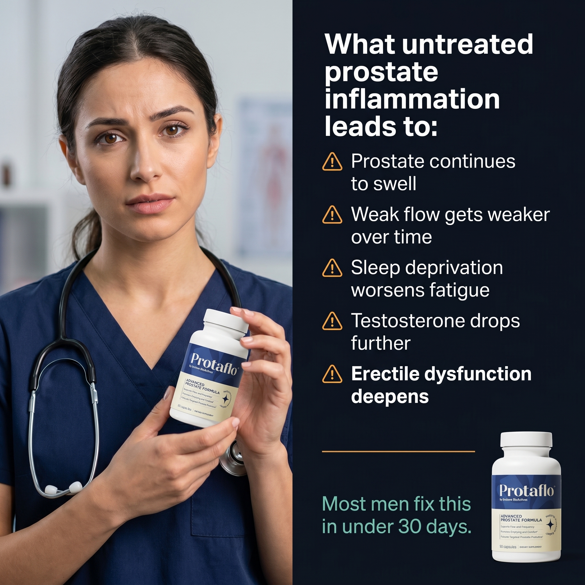 Protaflo Facebook ad