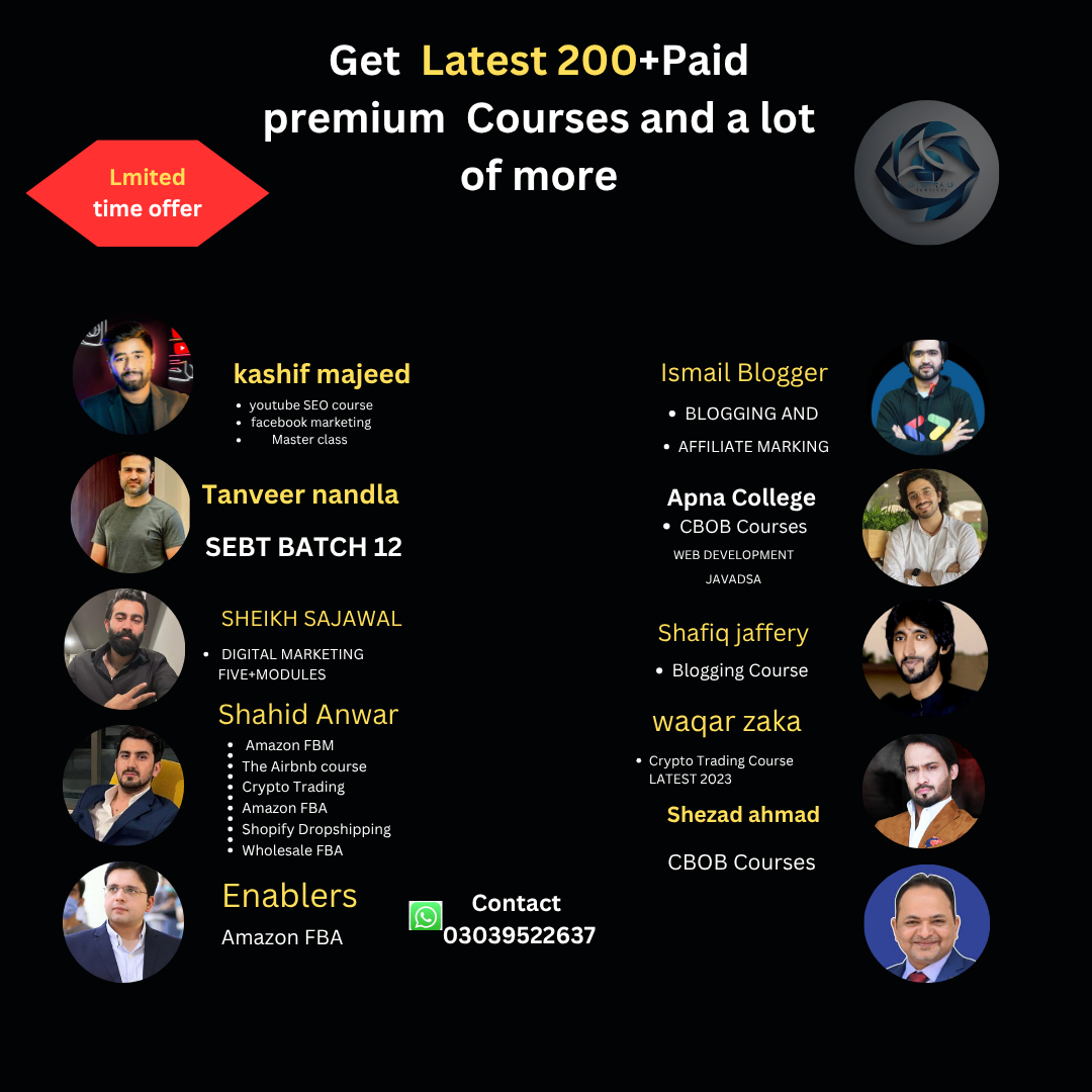 Digital Services Agency Facebook ad: Get Latest 200+ Paid Courses at One Price -First check…