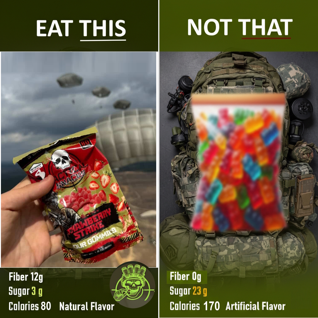 Tactical Snacks Facebook ad