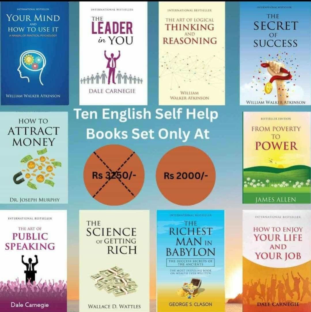 Read Books & Improve Your Life Facebook ad: १० वटा English Self-Help किताबहरू अब मात्र रू.