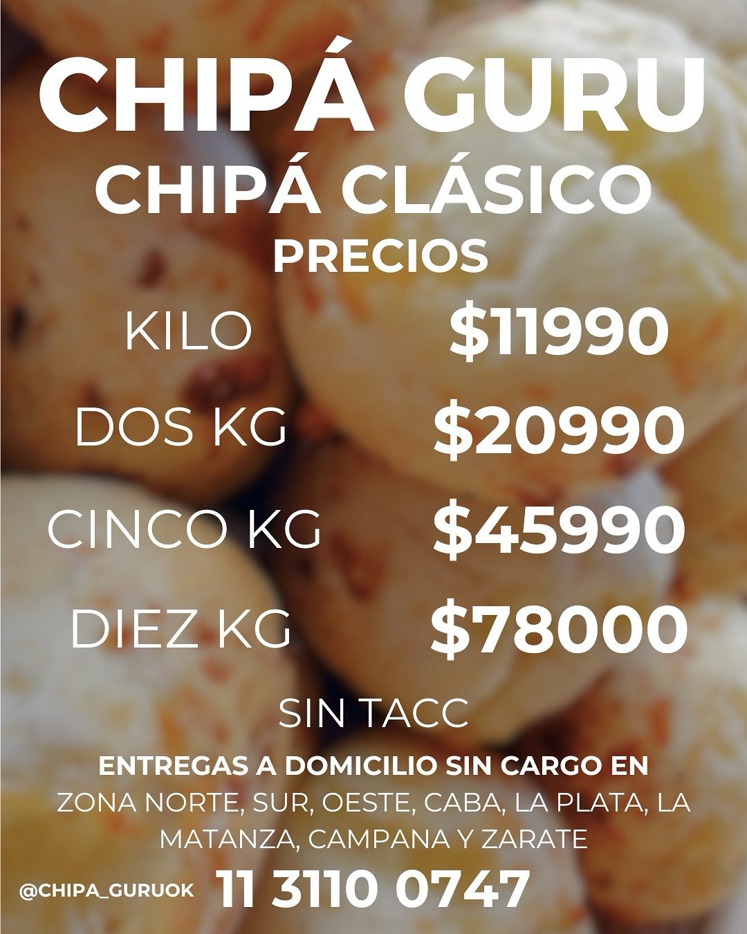 chipa_guruok Facebook ad: Los chipás congelados más ricos de todos
