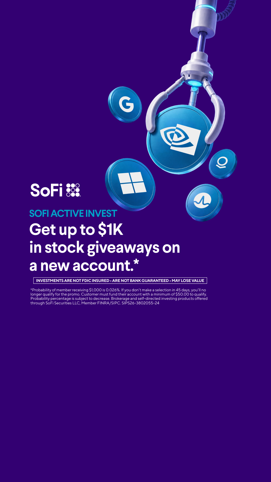 SoFi Facebook ad