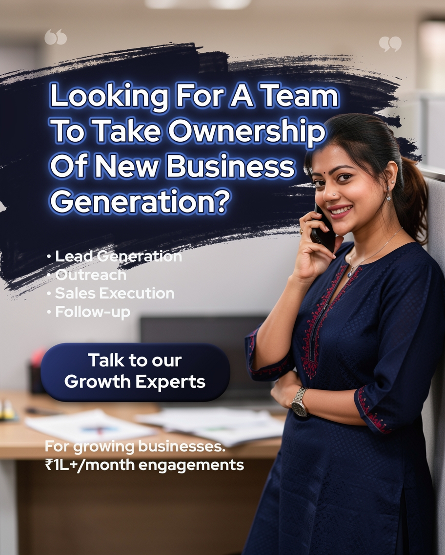 Sales Brigade Facebook ad: Ready To Invest ₹1L+/Month To Grow Revenue?