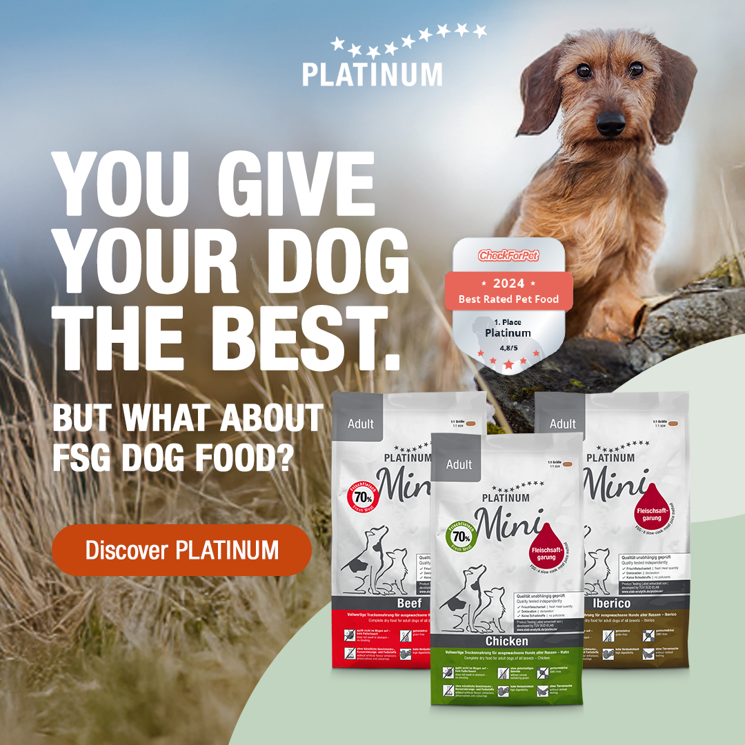 Platinum Pet Food UK Facebook ad from Feb 9, 2026