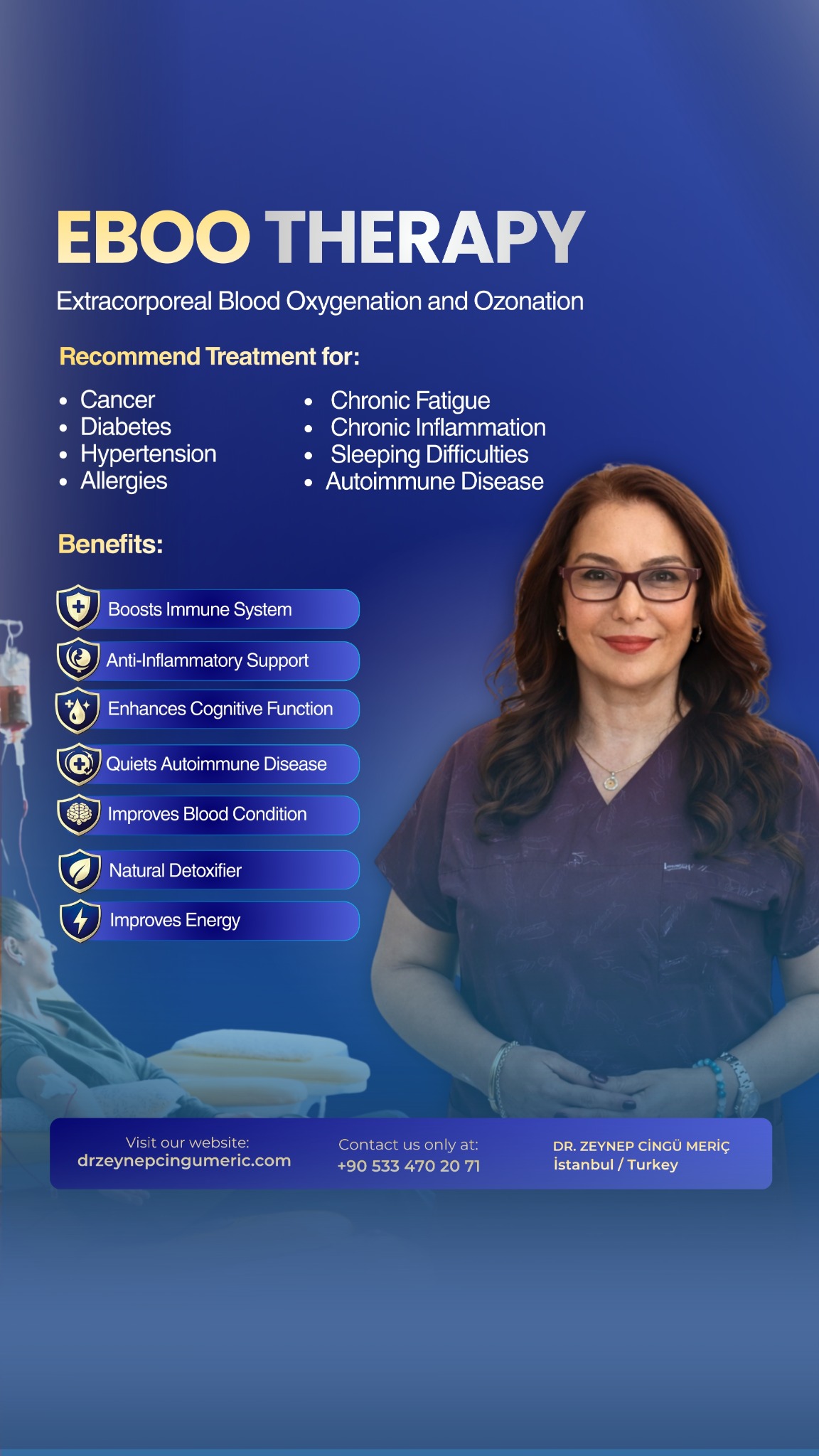 Dr. Zeynep Cingü Meriç - EBOO Theraphy Facebook ad from May 19, 2026
