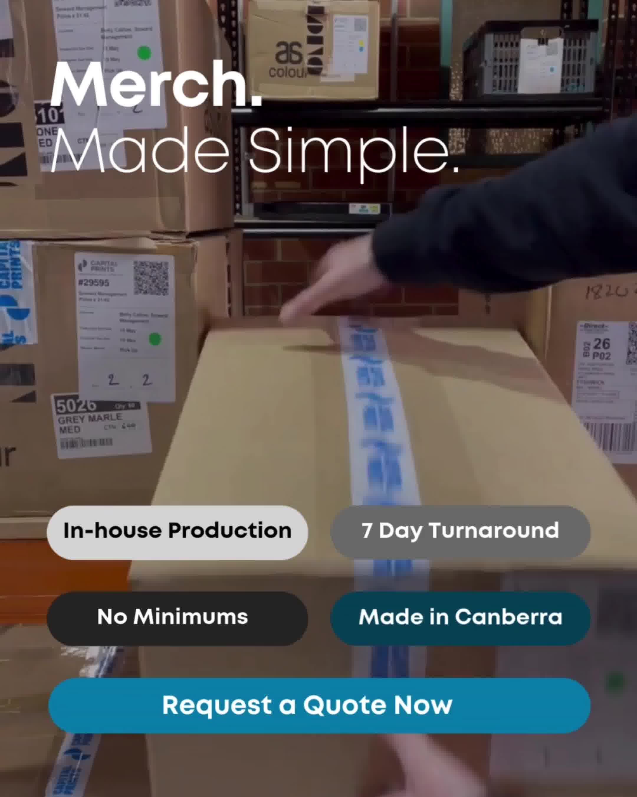 Capital Prints Facebook ad: Looking for high-quality custom t-shirt printing with fast…