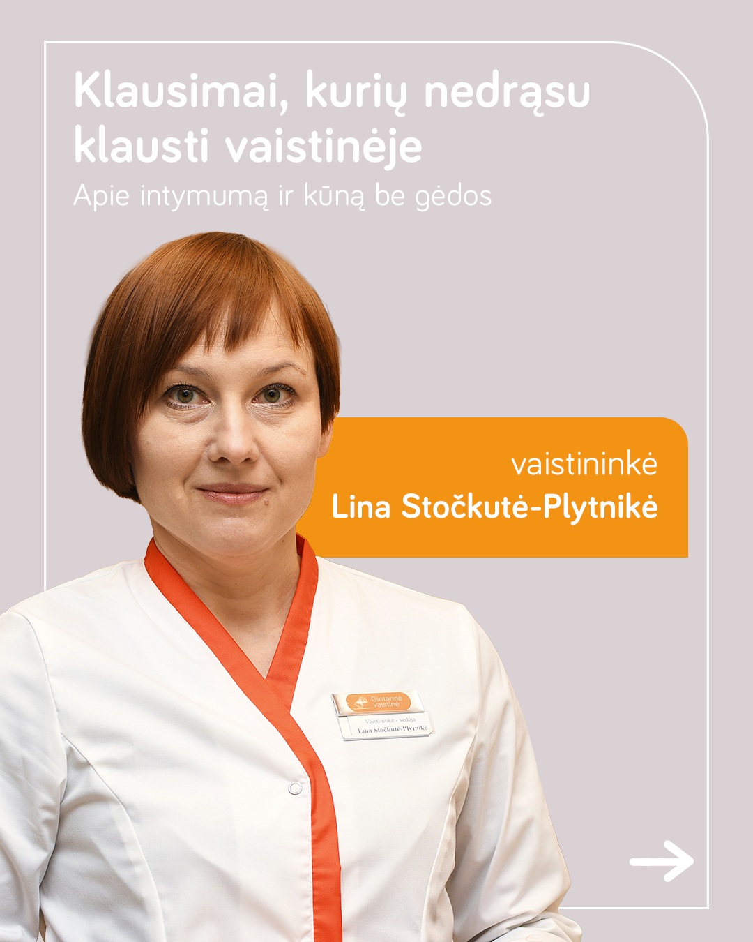 Gintarinė Vaistinė Facebook ad