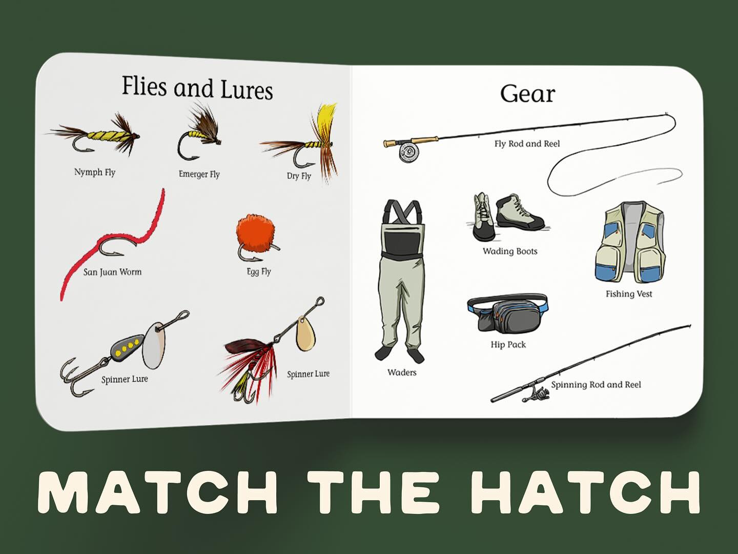 Explore the Outdoors Books Facebook ad: Your little anglers will be ready to gear…