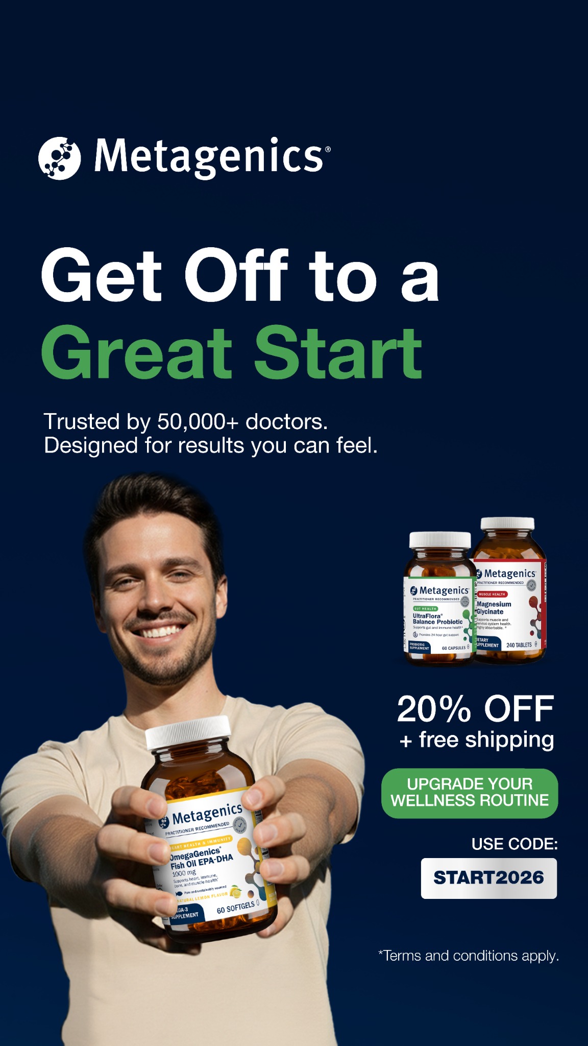 Metagenics Facebook ad