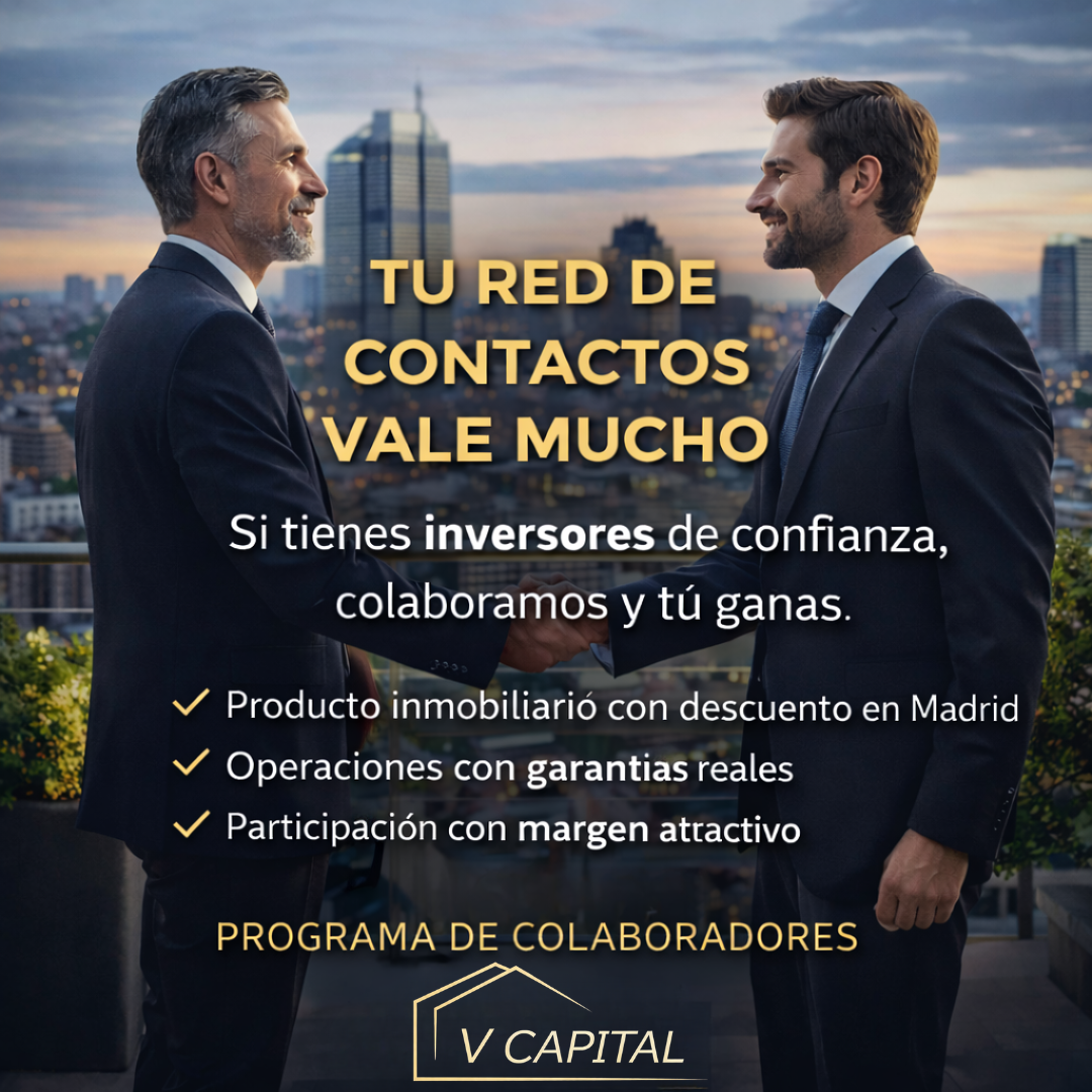 V Capital Facebook ad: Inversión estructurada